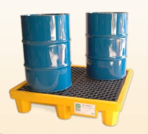 1001 – Ultra-Spill Pallet – P4 Pallet Model With Drain