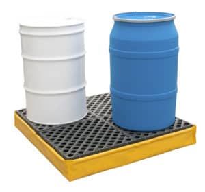 1346 – Ultra-Spill Pallet, P4 Flexible Model, With Drain – 4-Drum