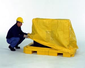 9614 – Ultra-Spill Pallet, P4 Pullover Cover – 4-Drum