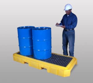 9627 – Ultra-Spill Pallet – P3, With Drain