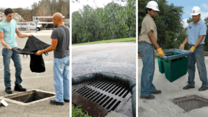 Read more about the article Stormwater Drain Guards vs. Filter Socks vs. Catch Basin Filtering Systems