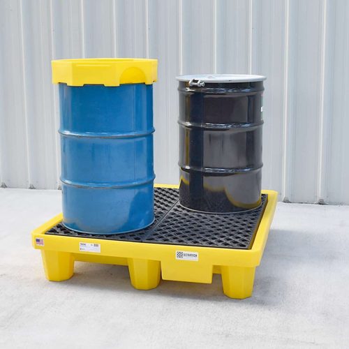 1000-1001_Spill Pallet_4 Drum_With Drums_1