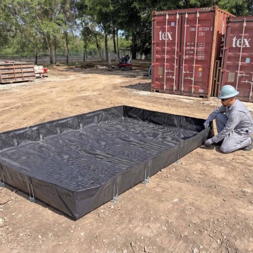 RPE Washout Berm - Construction Site