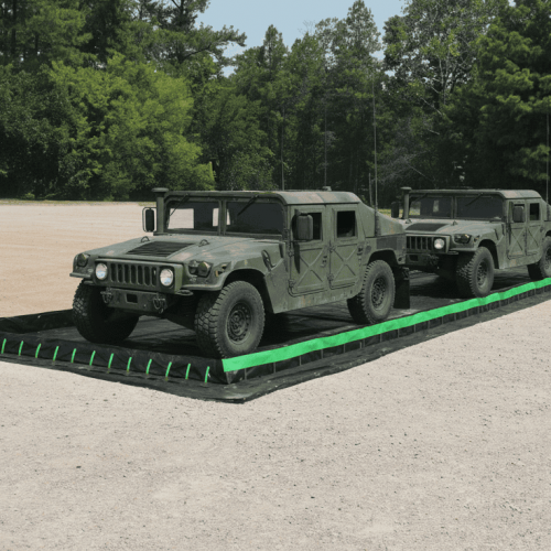 Ultimate Model Berm with two humvees