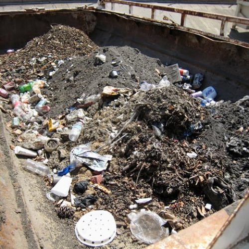 drain-guard-contents-in-dumpster