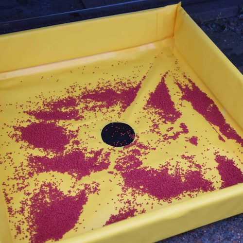 duck pond with pellet drain 2