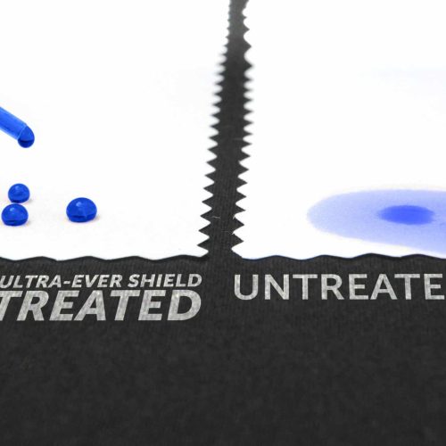 evershield zero Blue Drops - Treated vs Untreated